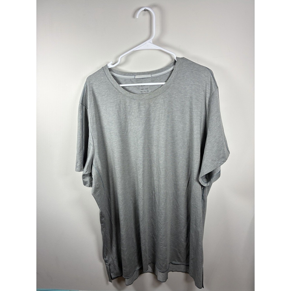 #E223 Nike Yoga Shirt Dri-Fit Stretch Performance DM7825-077 Gray Men XXL